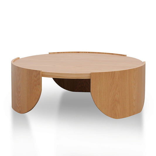 1.1m Round Coffee Table - Natural