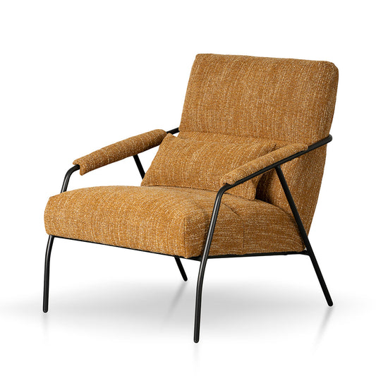 Fabric Armchair - Ginger Brown