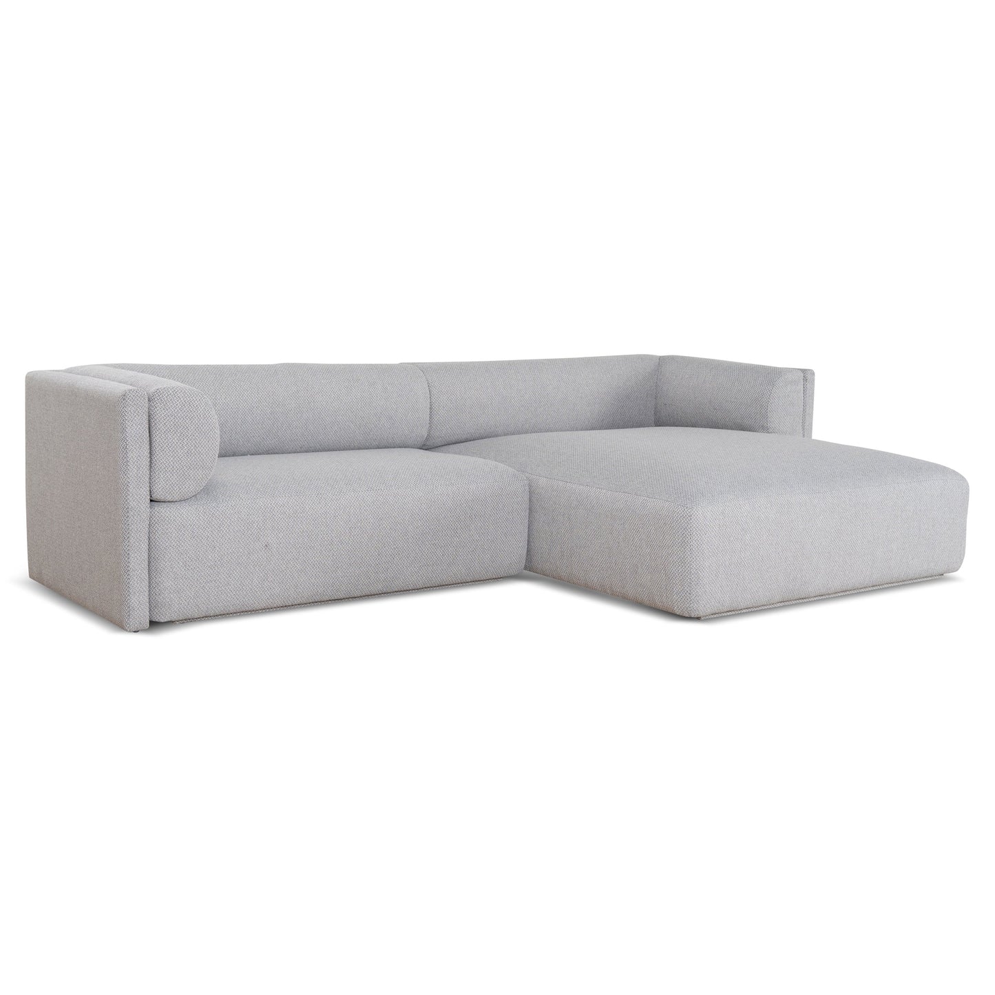 Right Chaise Sofa - Grey