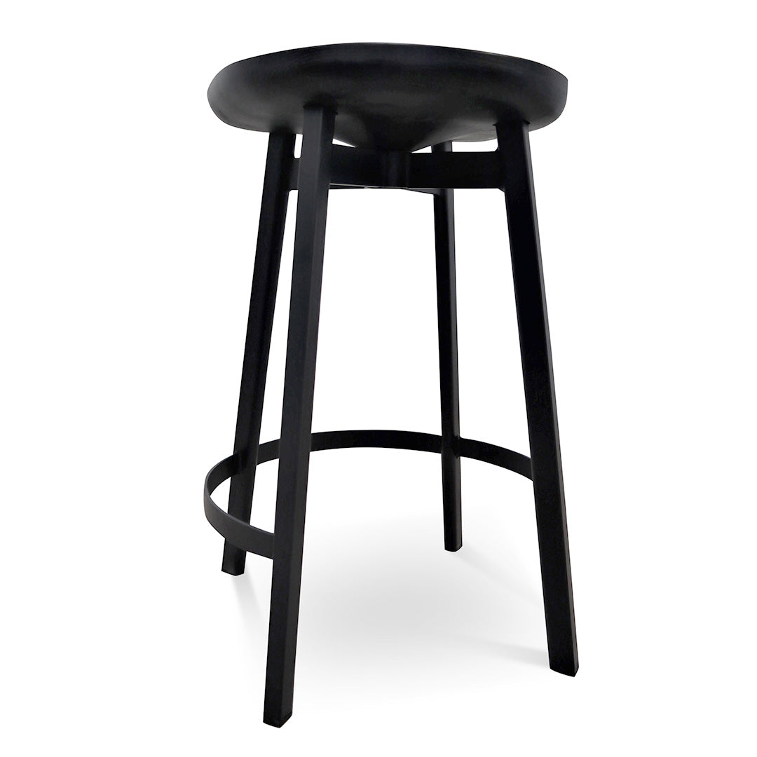 65cm Bar Stool - Black