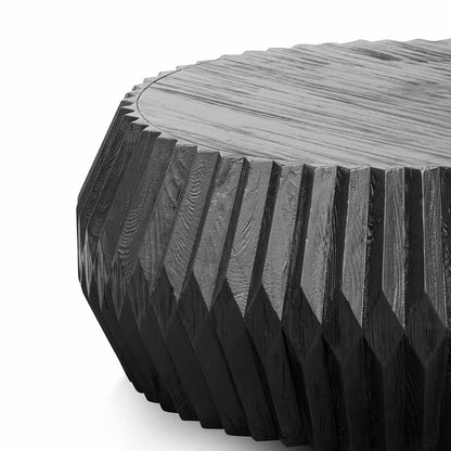 Wooden Coffee Table - Brushed Black