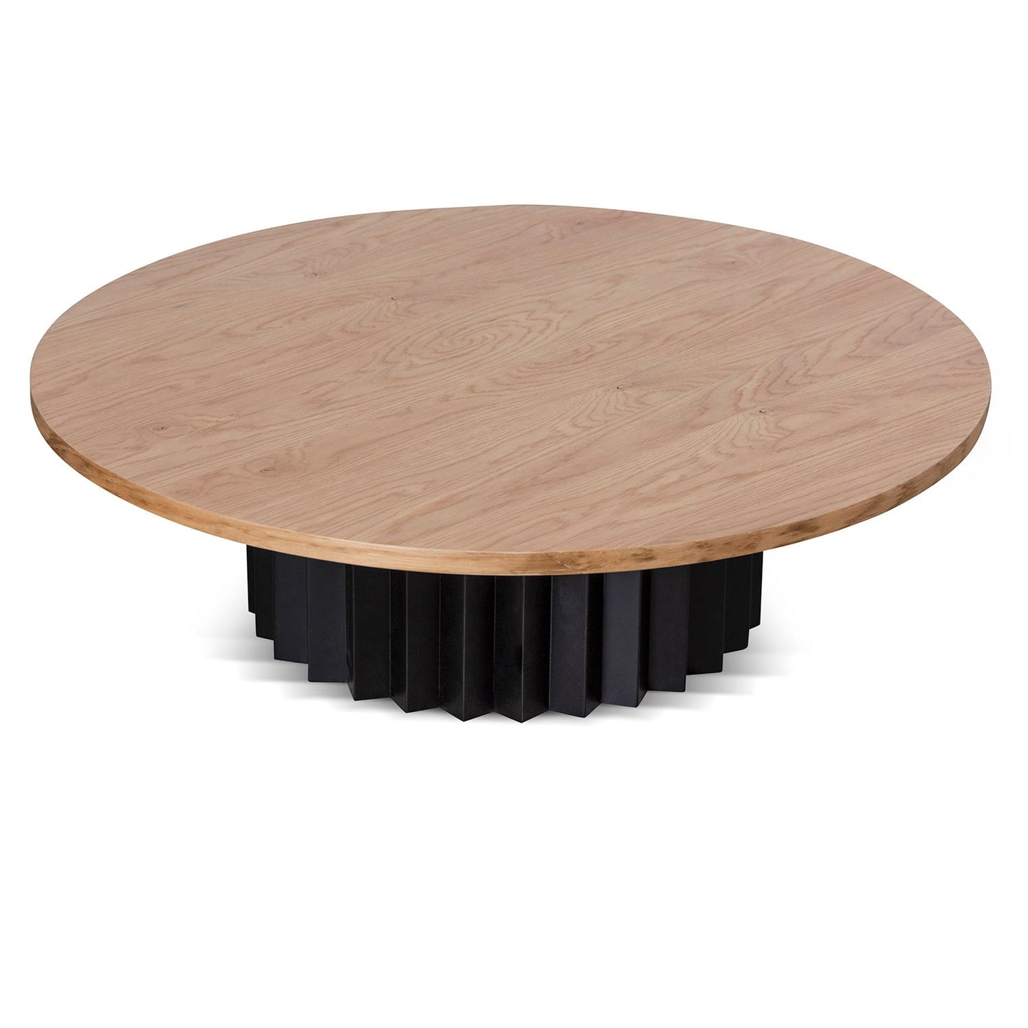 Round Messmate Coffee Table - Black Base