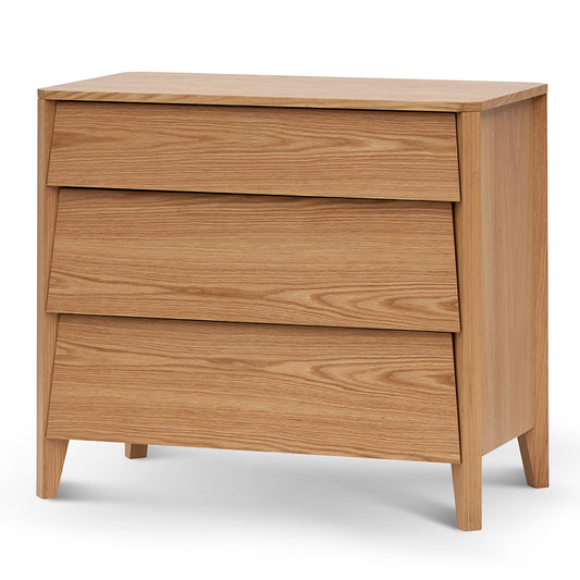 3 Drawers Dresser Unit - Natural Oak