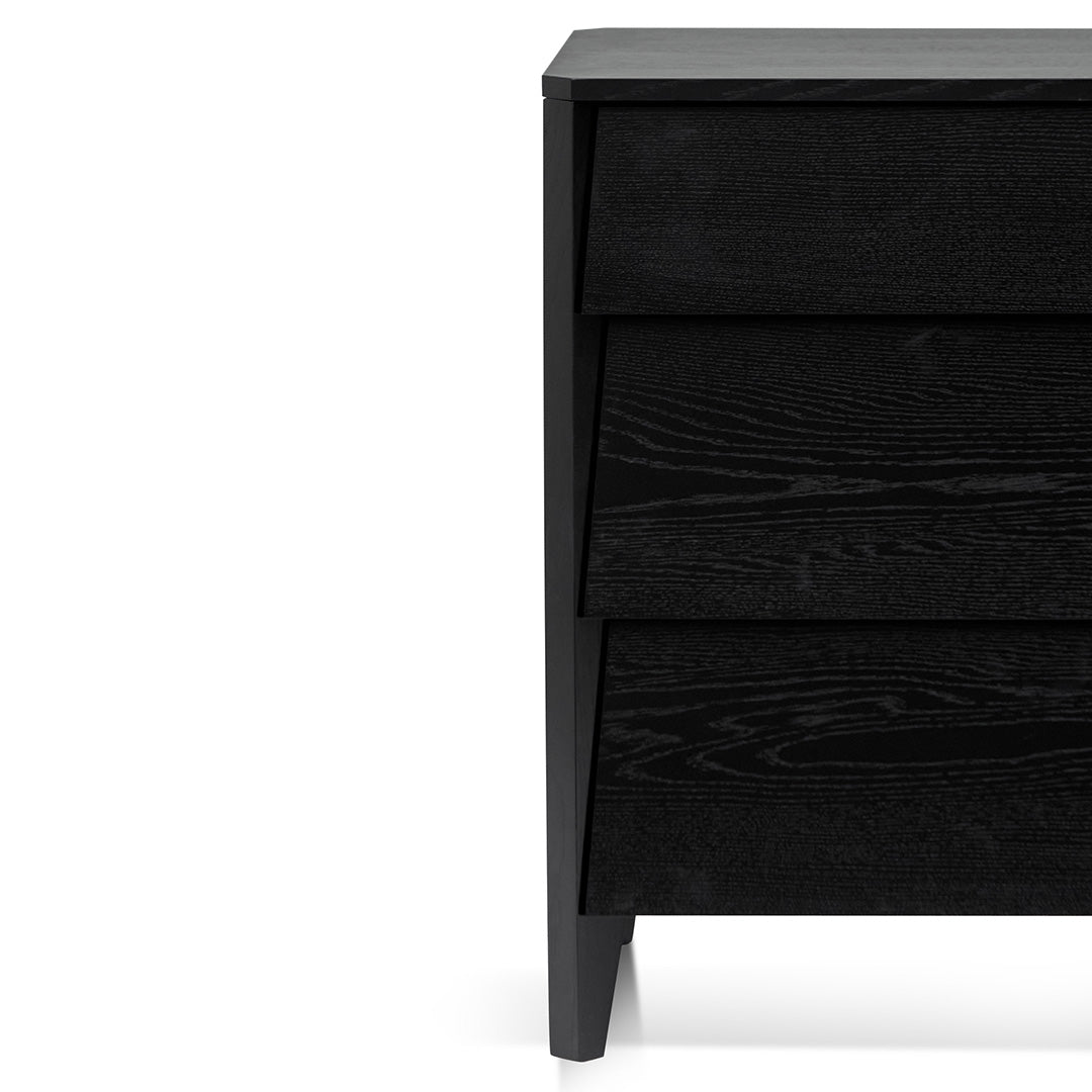 3 Drawers Dresser Unit - Black Oak