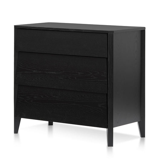 3 Drawers Dresser Unit - Black Oak