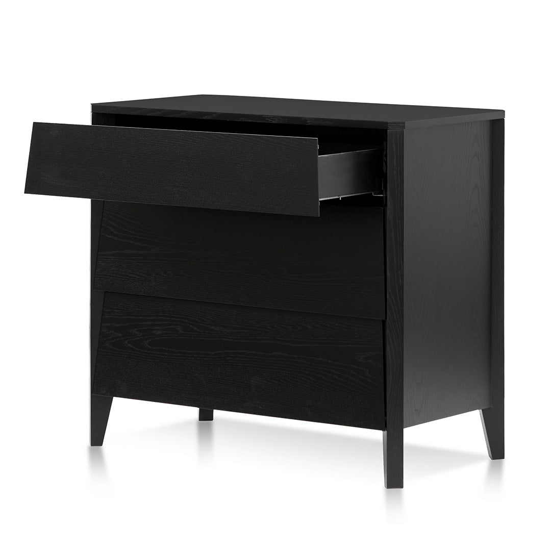 3 Drawers Dresser Unit - Black Oak