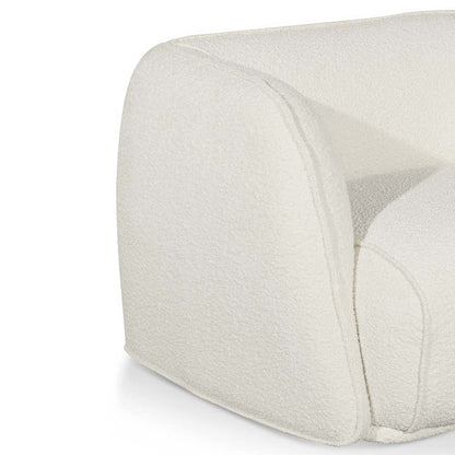 Fabric Armchair - Ivory