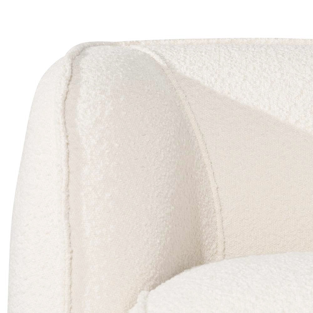 Fabric Armchair - Ivory