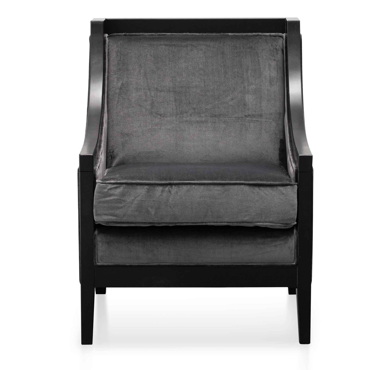 Armchair - Cosmic Grey Velvet