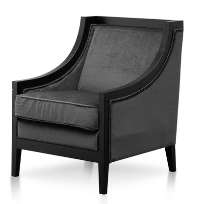 Armchair - Cosmic Grey Velvet