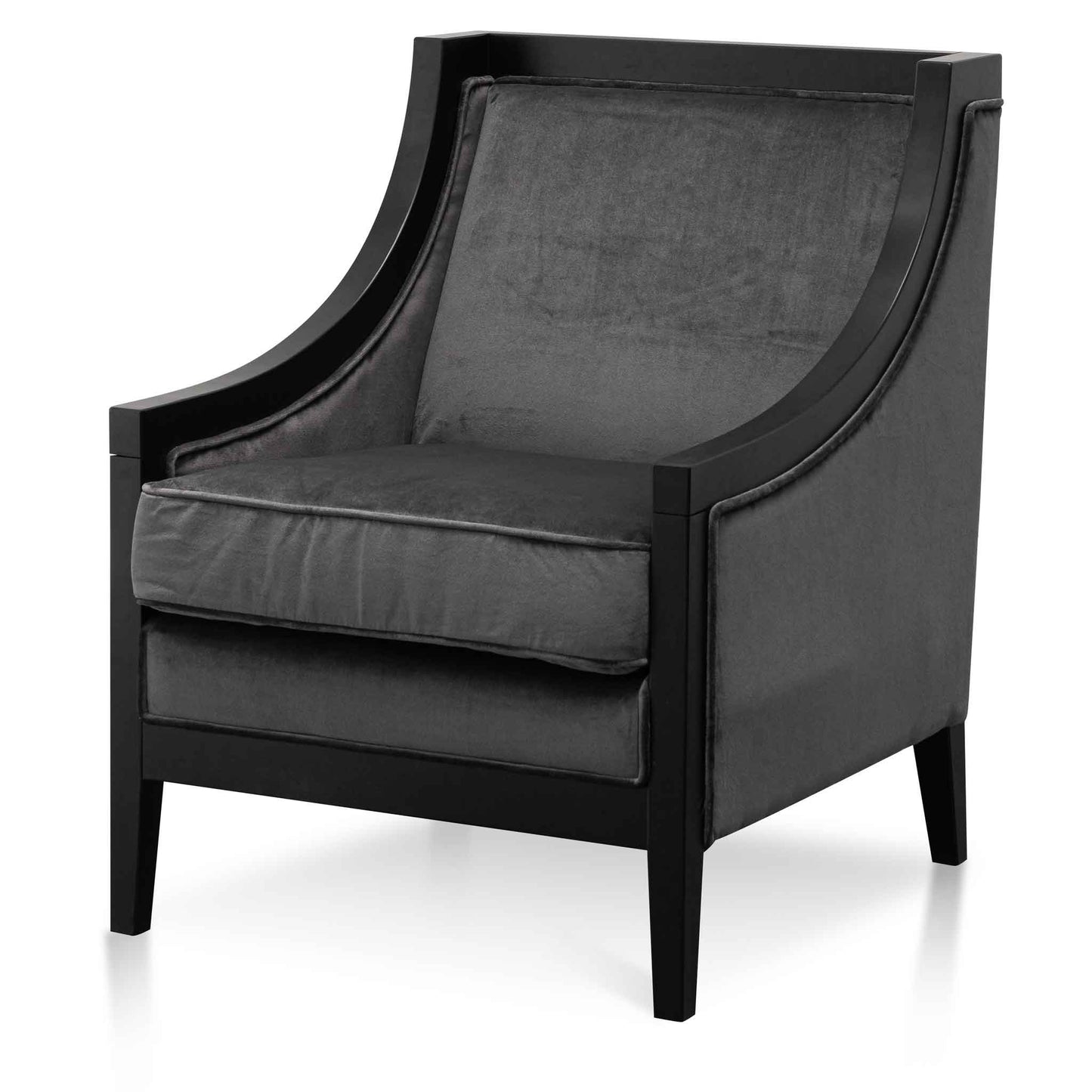 Armchair - Cosmic Grey Velvet