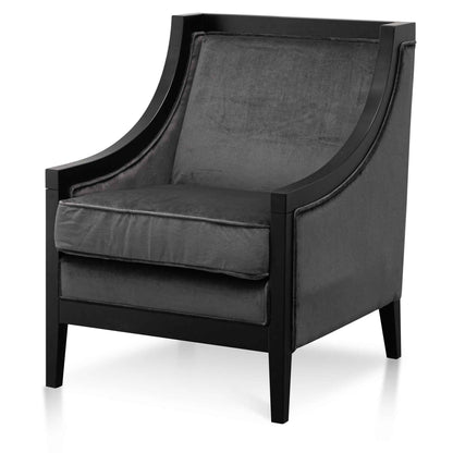 Armchair - Cosmic Grey Velvet