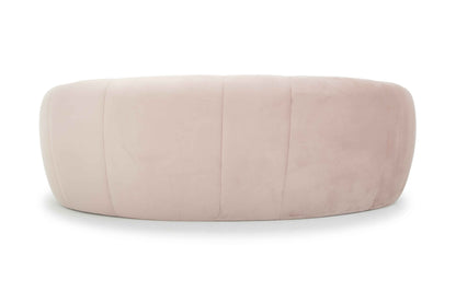 3 Seater Fabric Sofa - Blush