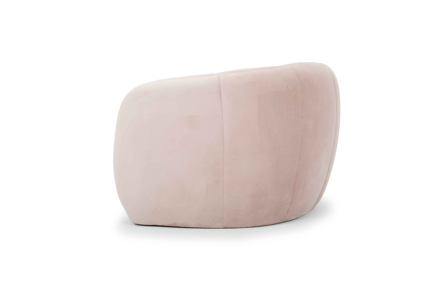 3 Seater Fabric Sofa - Blush