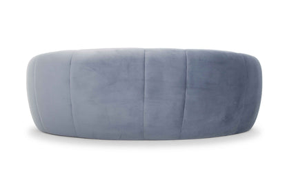 3 Seater Fabric Sofa - Dust Blue