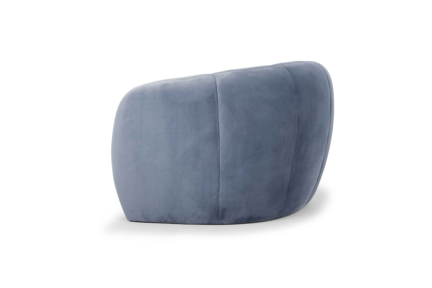 3 Seater Fabric Sofa - Dust Blue