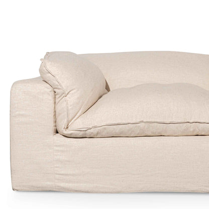 Fabric Corner Sofa - Linen Sand