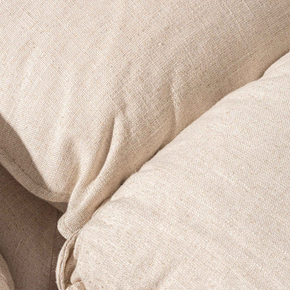 Fabric Corner Sofa - Linen Sand