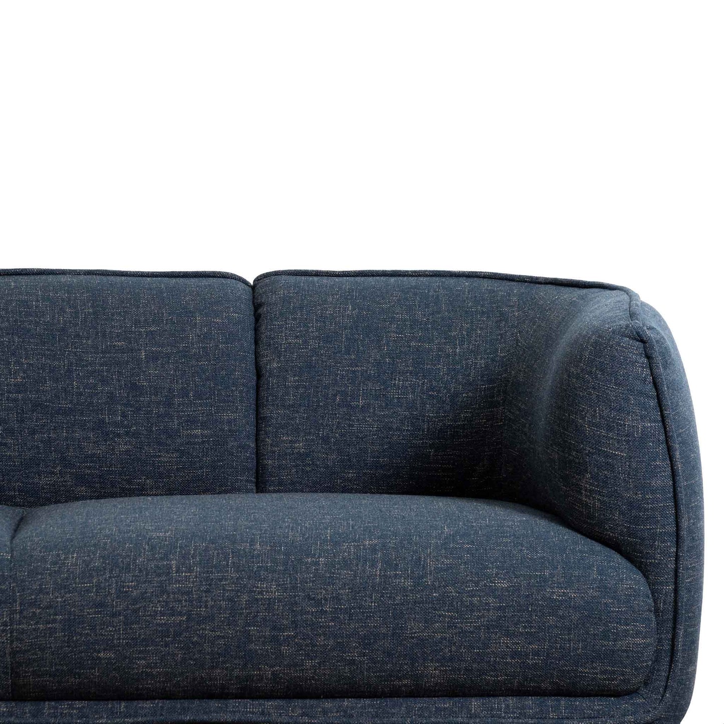 3 Seater Fabric Sofa - Dark Blue