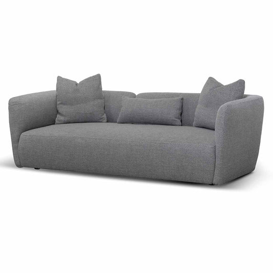 3 Seater Fabric Sofa - Noble Grey