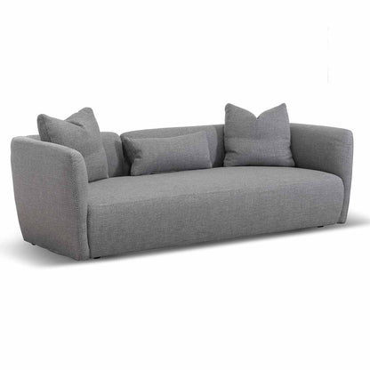 3 Seater Fabric Sofa - Noble Grey