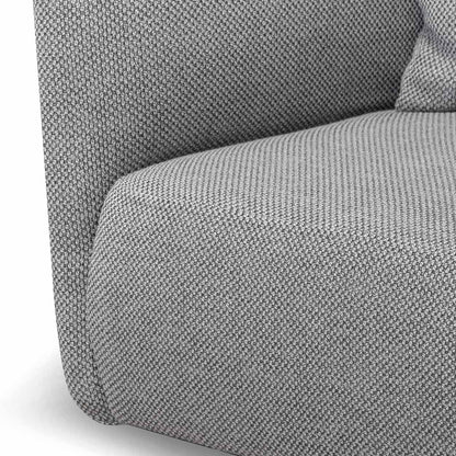 3 Seater Fabric Sofa - Noble Grey