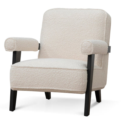 Armchair - Ivory White Sherpa