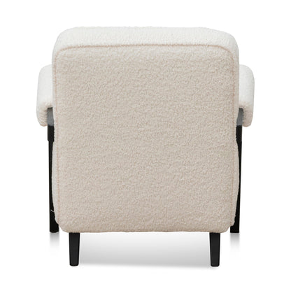 Armchair - Ivory White Sherpa