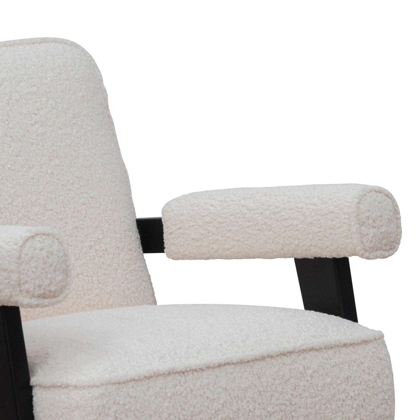 Armchair - Ivory White Sherpa