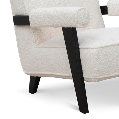 Armchair - Ivory White Sherpa