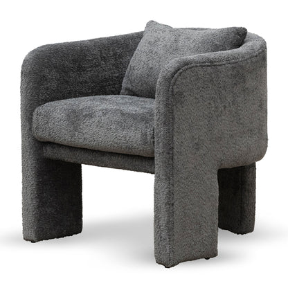 Fabric Armchair - Iron Grey