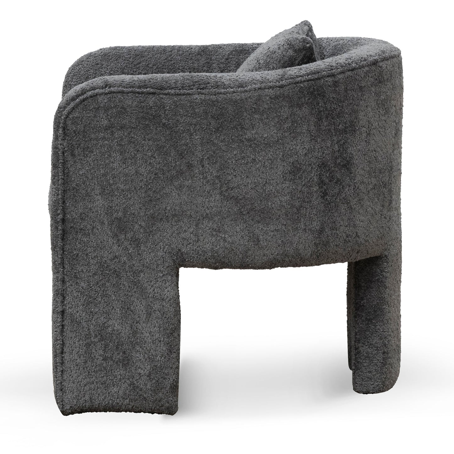 Fabric Armchair - Iron Grey