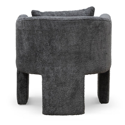 Fabric Armchair - Iron Grey