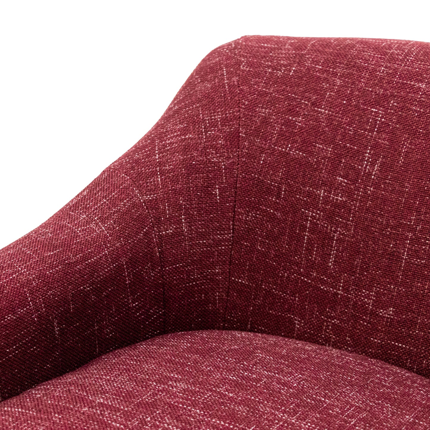 Fabric Armchair - Sangria Red