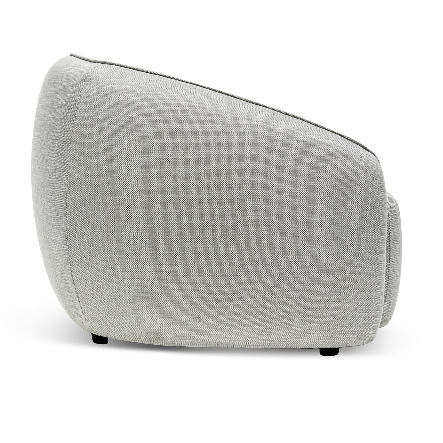 Fabric Armchair - Light Texture Grey