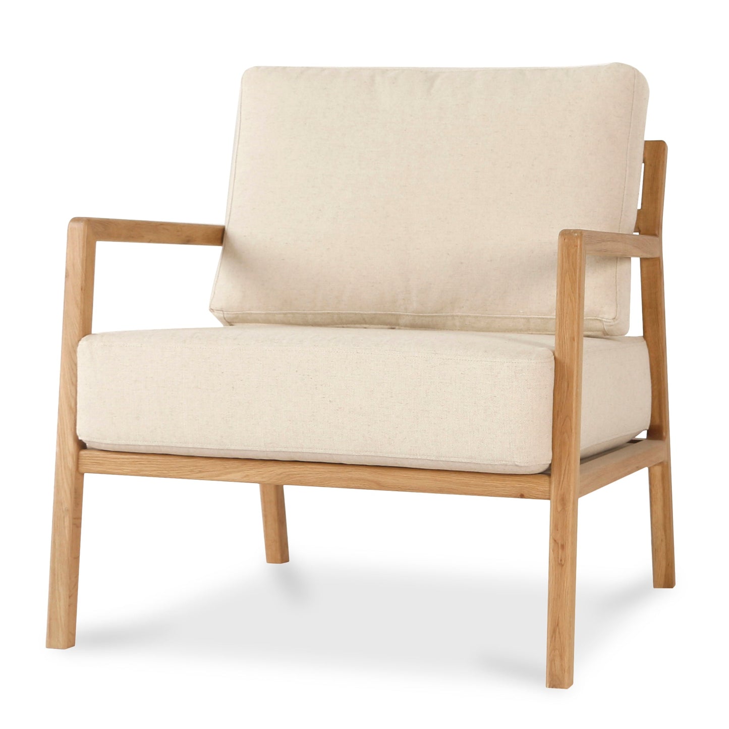 Fabric Armchair - Light Beige