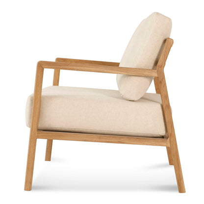 Fabric Armchair - Light Beige